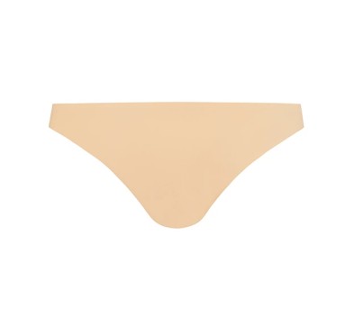 Niewidzialne stringi - Bye Bra Invisible Brazilian Nude + Black XL